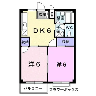 メゾン鶴見A【2階】の間取り