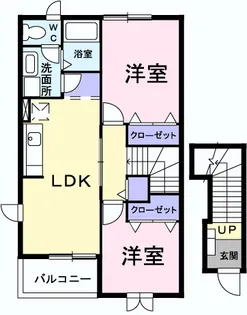 グラン・シェルⅡ【2階】の間取り