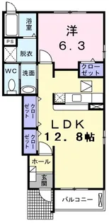 アレグリア・K【1階】の間取り