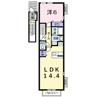 コリーヌM【2階】の間取り