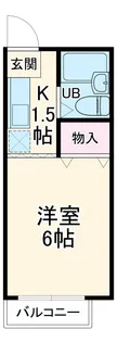 5多摩井【205号室】の間取り