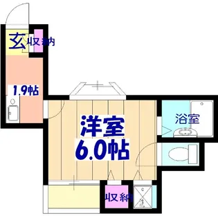ドメーヌレポ【1階】の間取り