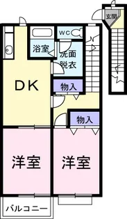 マノワール参番館【2階】の間取り