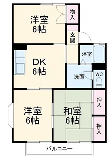 エミネンス夏見台【1階】の間取り