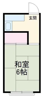 添田荘アパート【2階】の間取り