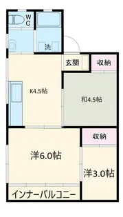 千代田ビル【302号室】の間取り