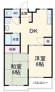 メゾン高砂【205号室】の間取り