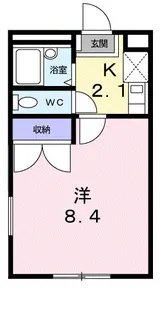 レガート オビキ【1階】の間取り