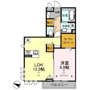 エスタシア風【2階】の間取り
