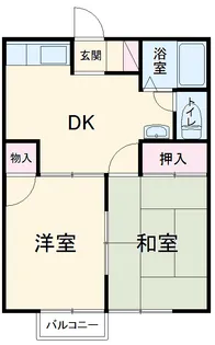 ビュー半原【2階】の間取り