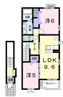 メゾン・ド・ソラ【2階】の間取り