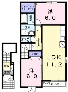 アリエッタ【2階】の間取り