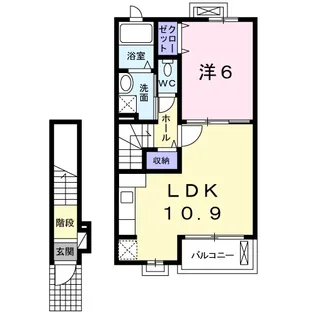 グランデ カーサK【2階】の間取り
