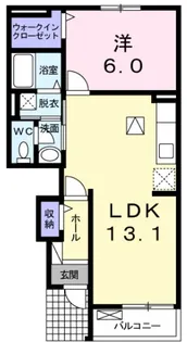 アウローラ・F【1階】の間取り