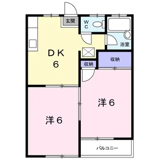 コーポマエヤシキ【2階】の間取り