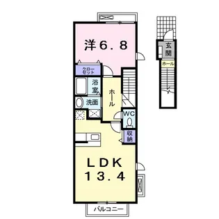 グリュック ハオス【2階】の間取り