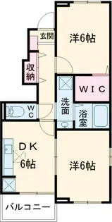 ヴァン ヴェール Ⅱ【1階】の間取り