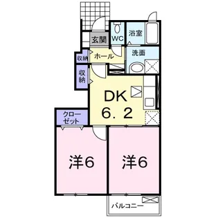 マードレD【1階】の間取り