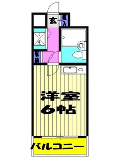 ライオンズマンション船橋東【4階】の間取り