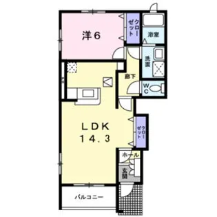 サンエミ C【1階】の間取り