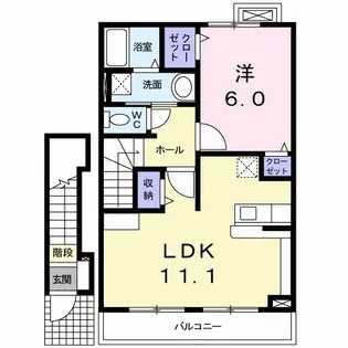 ガネーシャ G【2階】の間取り
