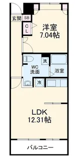 ロイヤルヒルズ浦和【3階】の間取り