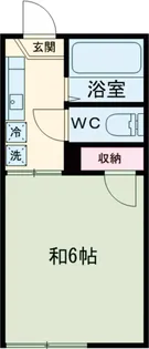 玉学ハイツ【201号室】の間取り