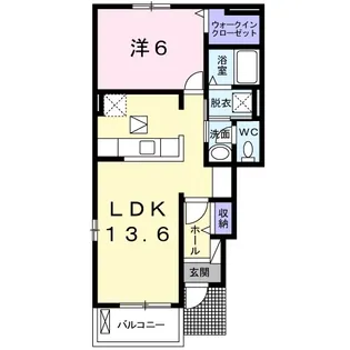 キャスケット【1階】の間取り