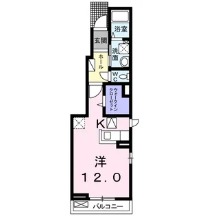 トーラスⅡ【101号室】の間取り