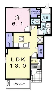 ベル・コリーヌ【1階】の間取り