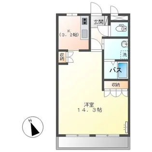 ラペジブル【203号室】の間取り