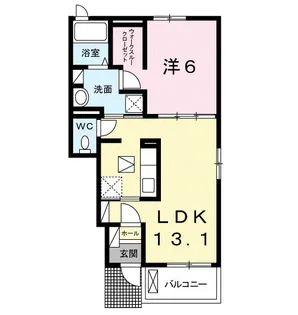 クリアリー【1階】の間取り