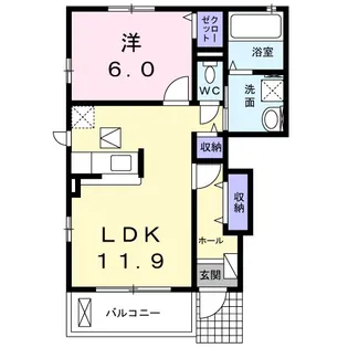 プレシャスNK Ⅰ【1階】の間取り