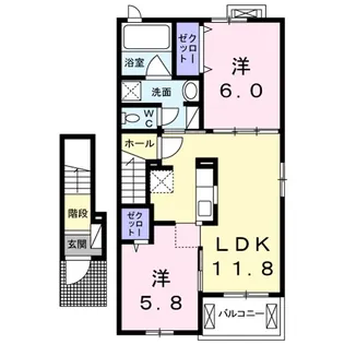 アルクバレーノ【2階】の間取り