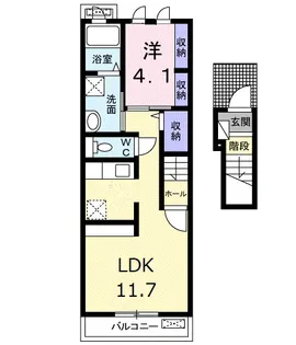 グリーンパーク【2階】の間取り