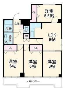 やませビル鵠沼【7階】の間取り