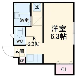 CASA ALTA【1階】の間取り
