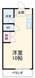 ド・ヌールKAWAKAMI【2階】の間取り