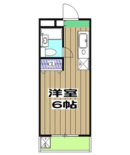 ハウスウエスト【303号室】の間取り