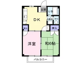 ポテトハイムB【2階】の間取り