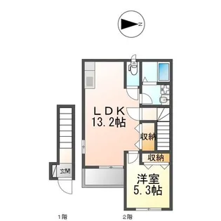 ユニコーン【2階】の間取り