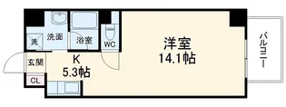 T’s Residence Nagoya【7階】の間取り