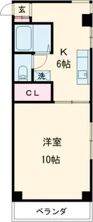 橘ハイツ【201号室】の間取り