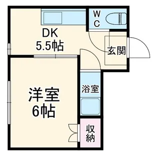 メゾンフェニックスⅡ【3-B号室】の間取り