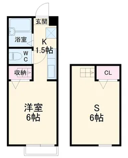 湘南ケイオーフラットD【1003号室】の間取り