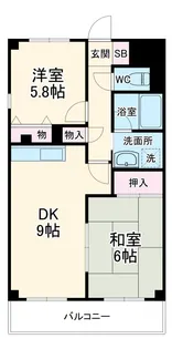 La vita comoda【306号室】の間取り