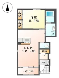 フェリース【1階】の間取り