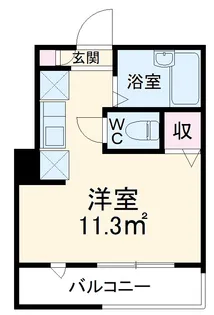 メルディア津田沼【3階】の間取り