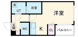 ハーモニーテラス城木町【2階】の間取り