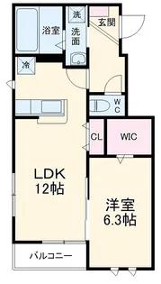 ブラン白楽【2階】の間取り